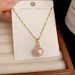 Gold Necklace Summer Fashion Fresh Micro Paved Zircon Versatile Clavicle Chain Internet Celebrity Personality Light_ipsvogv.com