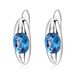 Fashion Natural Stone Earrings Earrings Simple Personality S925 Silver Earrings Colored Gemstone Topaz Earrings_ipsvogv.com