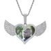Unisex Necklace Love Wings Private Photo Pendant Memory Photo Necklace DIY Creative Memorial Hip Hop Pendant_ipsvogv.com