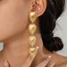 Women’s Jewelry Set Fashion Fashion Geometric Water Drop Stainless Steel Earrings Personality Retro National Trend Titanium Steel Pendant Earrings_ipsvogv.com