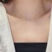 S925 Sterling Silver Star And Moon Necklace Female Light Luxury Niche Design Star Moon Clavicle Chain Chinese Valentine's Day Gift_ipsvogv.com
