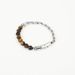 Men's Tiger Eye Stone Stainless Twist Chain Dual Color Combination Non-Fading Personality Titanium Steel Bracelet_ipsvogv.com