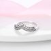 Recommends Pan's Same Style 925 Silver Diamond Platinum Rose Gold Shiny Princess Wish Ring Ring Female_ipsvogv.com