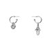 Silver Needle Niche Design Star Heart Asymmetrical Earrings For Women High End Cold Style Retro Personality Earrings_ipsvogv.com