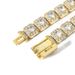 for Men 13mm Flip Clasp Rock Sugar Zircon Bracelet Men's Trendy Hip Hop Accessories_ipsvogv.com