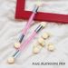 1PC Rhinestone Handle + 6PCS Sponge Head Nails Art Brushes Gradient Shading Pen Dotting Brush Painting Manicure Accessories Tool_ipsvogv.com