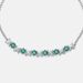 New Light Luxury Fashion Cultivated Emerald Bracelet S925 Silver Inlaid Cultivated Colored Gemstone Adjustable Hand Jewelry All Match_ipsvogv.com