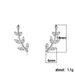 Cao Shi, Japanese and Korean Style, Leaf Earrings, Women's Trend, Forest Style, Diamonds, Small Earrings, Versatile Student Earrings_ipsvogv.com