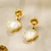 Women’s Jewelry Set Fashion New Ocean Fan Shaped White Shell Earrings For Women Fashionable And Versatile Stainless SteelGold Plated Earrings_ipsvogv.com