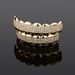 Men And Women's Jewelry 8-Tooth Full Zirconia Side Smooth Hip Hop Teeth Grillz For Rappers And Music Lovers - Gold And Silver Options_ipsvogv.com
