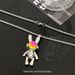 Mobile Mechanical Rabbit Necklace Men, Hip-hop Trendy Accessories For Women, Niche Design, Instagram Couple Sweater_ipsvogv.com
