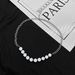 Luminous Pearl Stitching Necklace For Men And Women, Creative Reflective Beads Clavicle Necklace Fluorescent Beads Necklace_ipsvogv.com