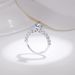 Sterling Silver Special Shaped Ring For Women, Classic And Fashionable Princess Square Asscher Diamond Ring, Ring Setting_ipsvogv.com
