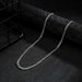 Hip-hop Solid Color Stainless Steel Men's Necklace_ipsvogv.com