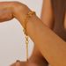 Fashionable Commuter Stainless Steel Premium Bracelet Temperament Love Inlaid Zircon Hand Ornament Women_ipsvogv.com
