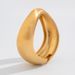 Punk Texture Matte Wide Version Spring Buckle Bracelet Brcelet Irregular Metal Bracelet_ipsvogv.com