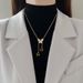 Body 【 Full Titanium Steel 】 Beimu Butterfly Temperament And Personality Are Extremely Simple. Real Gold Necklace In The 【 】 Simple._ipsvogv.com