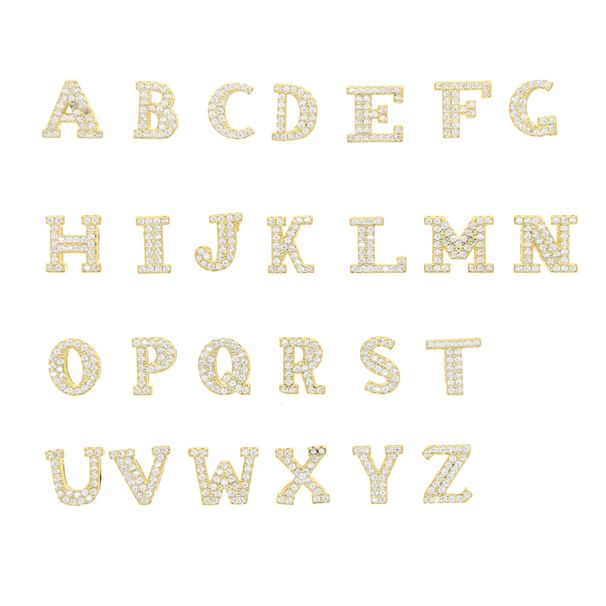 Men's Jewelry Hip Hop New 26 Letters Of The Name Of The Letter Splicing Trendy Jewelry Ladies Bracelet Necklace_ipsvogv.com