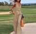 Women's Clothing Summer New Cotton And Linen Sleeveless Vest Vest Trousers Two Piece Suit Female Casual Fashion Suit_ipsvogv.com