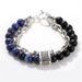 Source Jewelry Fashion Punk Style Frosted Stone Chain Combination Geometric Men's Bracelet Bracelet Accessories Men_ipsvogv.com
