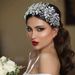Bridal Headband Handmade Rhinestone Headband Headdress Heart Shaped Diamond Pressed Headband Shape Soft Headband_ipsvogv.com
