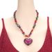Colorful Natural Stone Necklace Fashion Simple Personality Ins Style Love Xiang Jewelry_ipsvogv.com