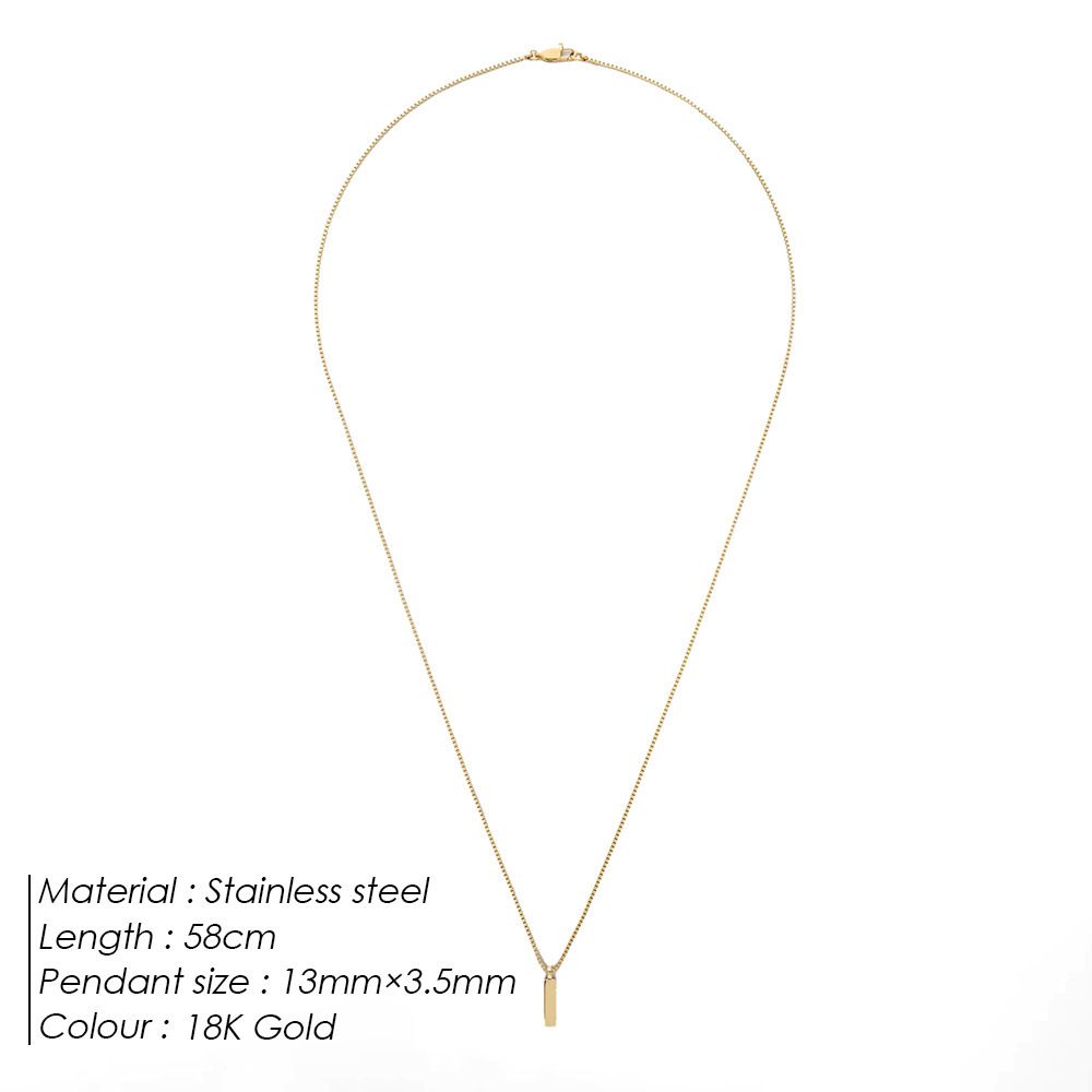 Women's Jewelry Titanium Steel Necklace Fashion Luxury Design Titanium Steel Clavicle Chain Jewelry Batch_ipsvogv.com