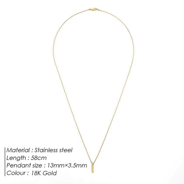 Women's Jewelry Titanium Steel Necklace Fashion Luxury Design Titanium Steel Clavicle Chain Jewelry Batch_ipsvogv.com