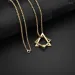 Chains Fashion Simple Geometric Interlocking Pendant Necklace For Men Women Stainless Steel Chain Choker Male Jewelry_ipsvogv.com