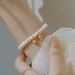 Pond Freshwater With Fashionable Design And Elegant Atmosphere, A Good Thing For Lotus Pearl Bracelet Birthday Gift_ipsvogv.com