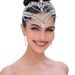 Elegant Bridal Hair Comb With Dual-Prong Design, Handcrafted Crystal Rhinestone Headpiece For Women, Perfect For Weddings And Special Occasions_ipsvogv.com