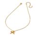 New Design Sense Bowknot Necklace For Women, Niche Exquisite Metal Ribbon Knotted Collarbone Chain, Ins Style Jewelry_ipsvogv.com