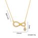 Titanium steel clavicle chain geometric design 8-word necklace Women's Light luxury niche high sense accessories ins style all-match jewelry_ipsvogv.com