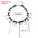 Heavy Metal Punk Goth Pentagram Fringed Leather Rope Collarbone Chain Sweet Cool Babes Necklace_ipsvogv.com