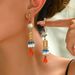 2024 new vintage style women's with niche crystal pearl inlay design, high-end lantern and earrings_ipsvogv.com