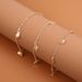Fashionable Accessories, Summer Hot Style, Creative Round Piece Footpieces, Beach Series, 3-piece Seashell Set, Women's_ipsvogv.com