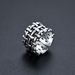 Unisex Jewelry Fashion Retro Black Mesh Ring Opening Adjustable Unisex Hand Jewelry Net Celebrity Ring Ins Style_ipsvogv.com