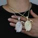Men's Jewelry Grim Reaper Zircon Pendant Fashion Trend Inlaid Zircon Necklace_ipsvogv.com