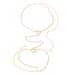 C0292 Geometric Fashion Ring Double Love Claw Water Diamond Body Sexy Exaggerated Leg Waist Chain_ipsvogv.com