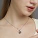 Elegant And Luxurious Gifts S925 Silver Green Moss Pendant Water Grass Agate Stone Pendant Fashionable Light Luxury Holiday Gift_ipsvogv.com