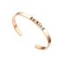 Titanium Steel Be Kind Engraved Women's Open Mouth Bracelet, Trendy Men's Jewelry_ipsvogv.com