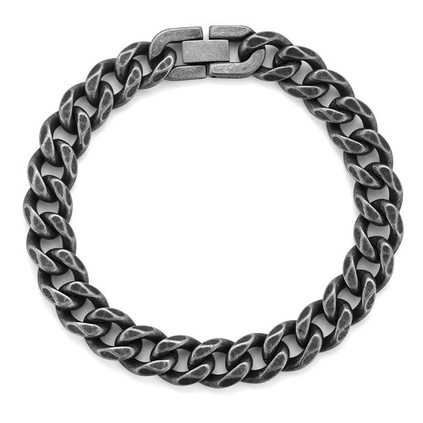 Hip-Hop Style Fashion Titanium Steel Thick Personality Versatile Men's Bracelet Punk Cuban Chain_ipsvogv.com