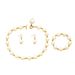 Pearl Fritillaria Ear, Necklace and Bracelet Set, Women's Light Luxury, High Grade, collarbone chain, Versatile_ipsvogv.com
