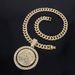 Unisex Cool Rotating Statue Of Liberty Full Diamond Pendant All Match Hip Hop Men's Jewelry Necklace_ipsvogv.com