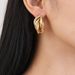 New Trendy Leaf-Shaped Earrings Creative Simple Clips Jewelry Ear Studs_ipsvogv.com