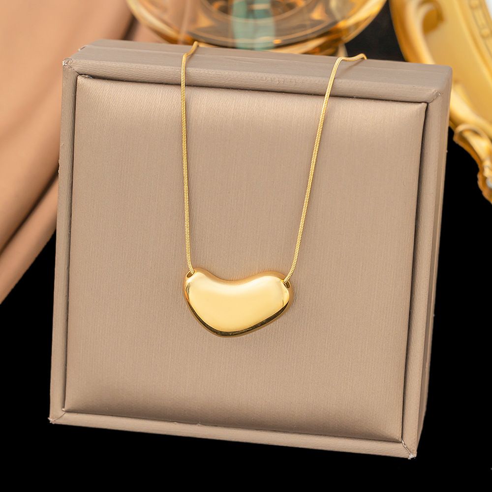 Hip Hop Cool Style Titanium Snake Bone Women's Collarbone Chain Gold-plated Stainless Steel Pendant Necklace Women_ipsvogv.com