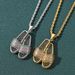 Unisex Necklace Men's Personality Color Slippers Pendant Hip Hop Zircon Pendant Men And Women Couple Hip Hop Jewelry_ipsvogv.com