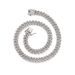 Unisex Hip Hop Cuban Chain 12mm Diamond Men's And Women's Accessories Necklace Rhinestone Buckle Necklace Hot Sale_ipsvogv.com