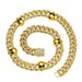 Men's Personality Cuban Chain Trendy Full Diamond Hip Hop Skull Necklace Jewelry_ipsvogv.com