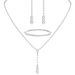 Bridal jewelry four piece set, stylish and simple tassel rhinestone evening bag, full diamond necklace, earrings and bracelet_ipsvogv.com
